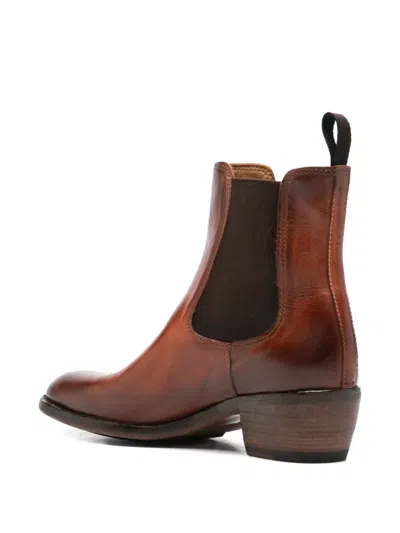 Shoto 45mm Pull-tab Boots In Brown