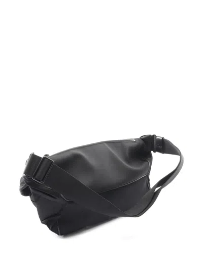 Pre-owned Saint Laurent 2020s Embroidery Belt Bag In Black