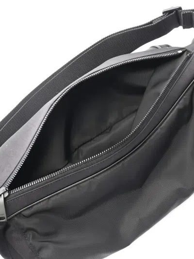 Pre-owned Saint Laurent 2020s Embroidery Belt Bag In Black