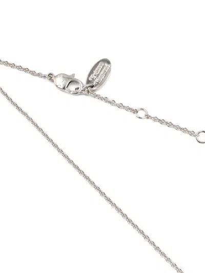 Pre-owned Vivienne Westwood 2020s Grace Bas Relief Necklace In Silver