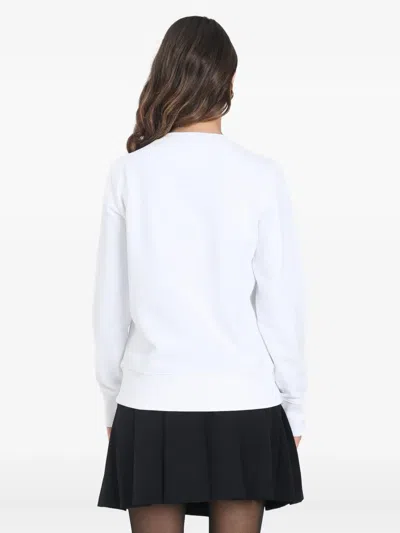 Versace Jeans Couture Logo-patch Sweatshirt In White