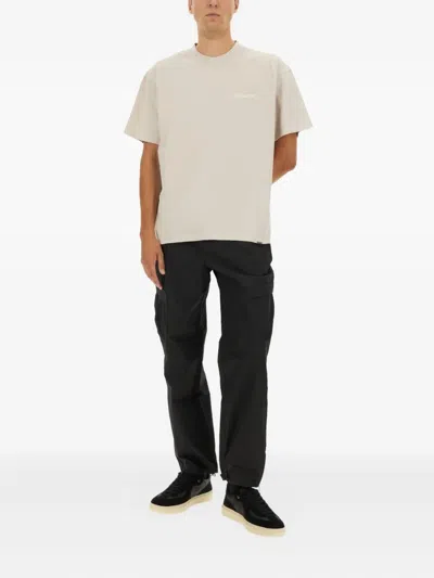 Represent Script Logo T-shirt In Neutral