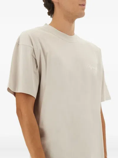 Represent Script Logo T-shirt In Neutral