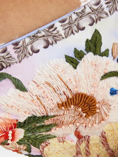 Agua Bendita Lolita Numen Triangle Bikini Top In Multi