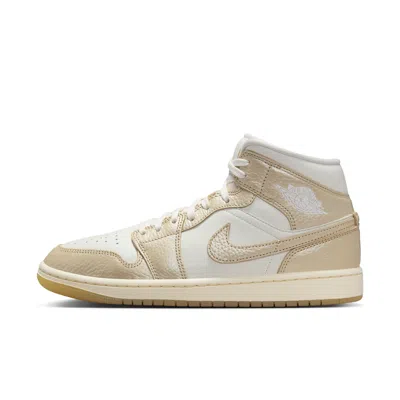 Jordan Women's Air  1 Mid Se Shoes In White