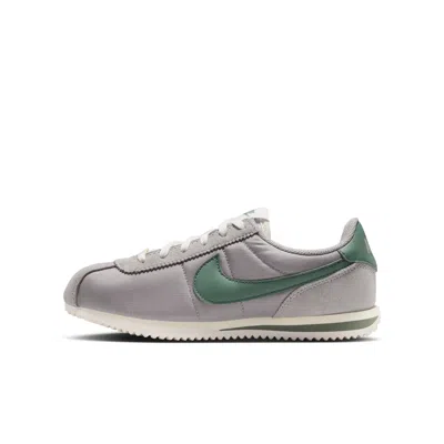 Nike Cortez Textile Big Kids' Shoes In Gray
