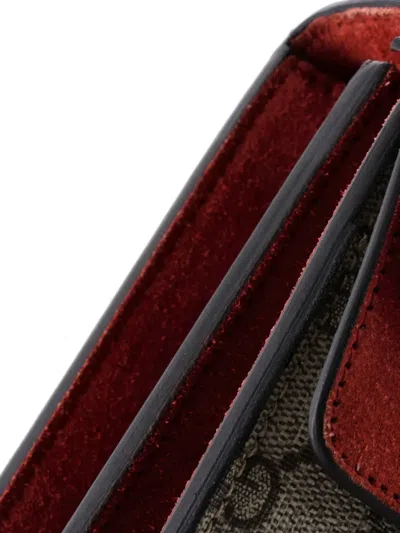 Pre-owned Gucci Dionysus Bag Gg Coated Canvas Small Shoulder Bag In Neutral