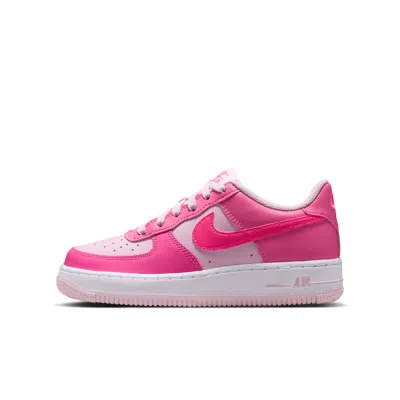 Nike Air Force 1 Big Kids' (boys') Shoes In Pink