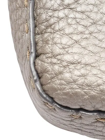 Pre-owned Fendi 2010-2025 Leather Selleria Baguette Shoulder Bag In Brown