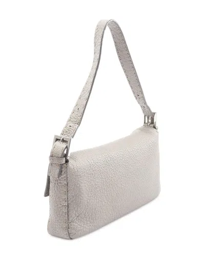 Pre-owned Fendi 2010-2025 Leather Selleria Baguette Shoulder Bag In Brown