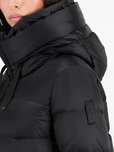 Bomboogie Rome Hooded Jacket In Black