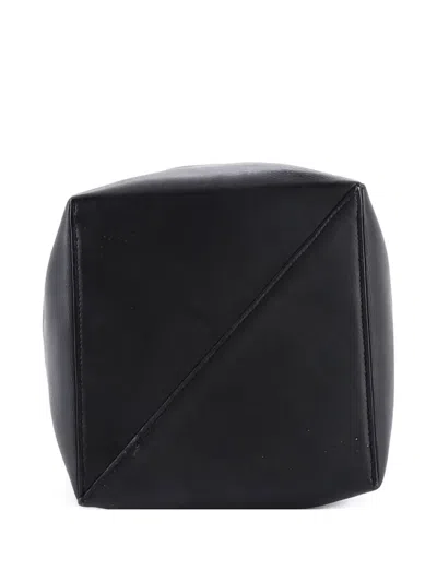 Pre-owned Hermes Licol Bag Volupto 19 Bucket Bag In Black