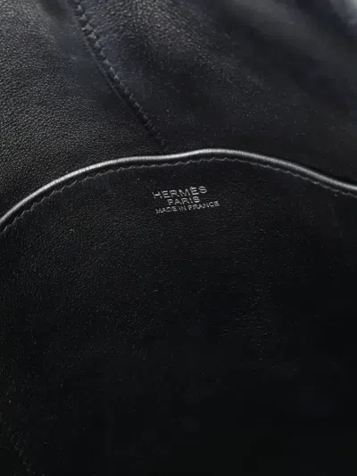 Pre-owned Hermes Licol Bag Volupto 19 Bucket Bag In Black