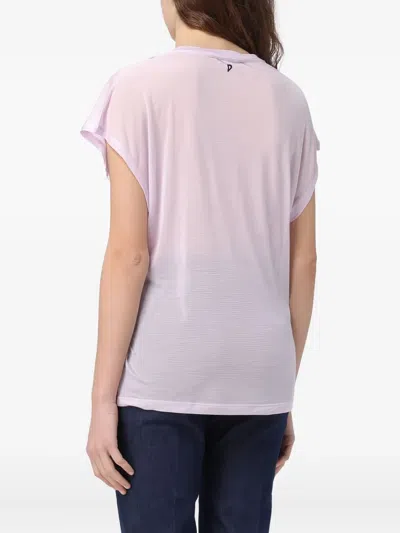Dondup V-neck T-shirt In Pink