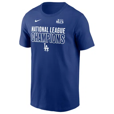 Nike Los Angeles Dodgers 2025 National League West Champions  Men's Mlb T-shirt In Brown