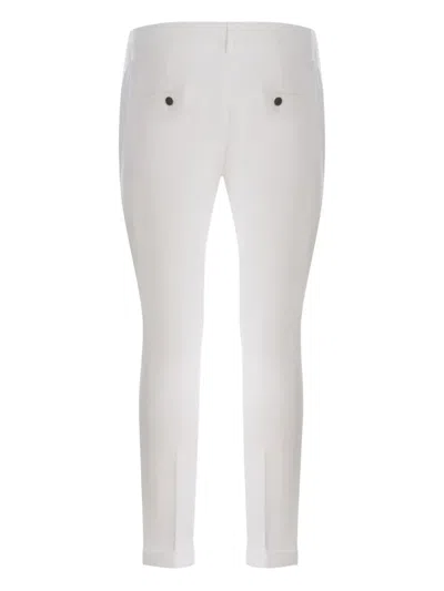Dondup Gaubert Button-fastening Trousers In White