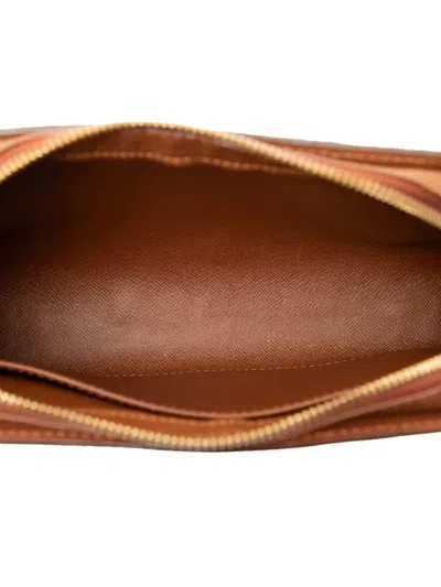 Pre-owned Louis Vuitton 2003 Monogram Orsay Clutch Bag In Brown