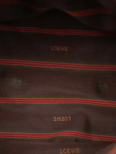 Pre-owned Loewe 2000-2025 Leather Velazquez Pouch In Blue