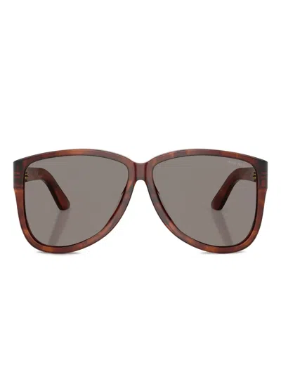 Miu Miu Tortoiseshell-pattern Sunglasses In Multi