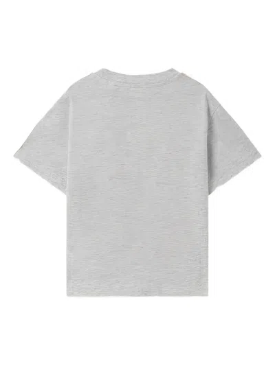Palm Angels Pa Minitrack Reg. Tshirt S/s In Gray
