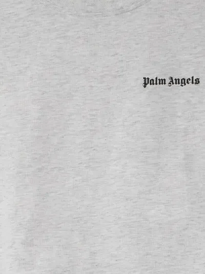 Palm Angels Pa Minitrack Reg. Tshirt S/s In Gray
