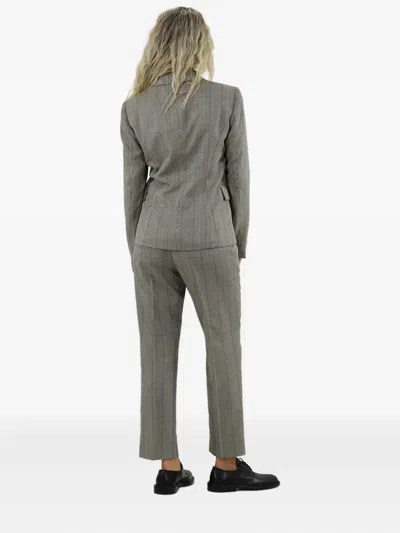 ILYASSA 双排扣格纹西装夹克