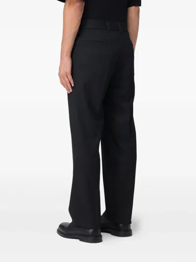 Paolo Pecora Pleated Trousers In Black