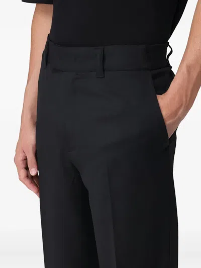 Paolo Pecora Pleated Trousers In Black