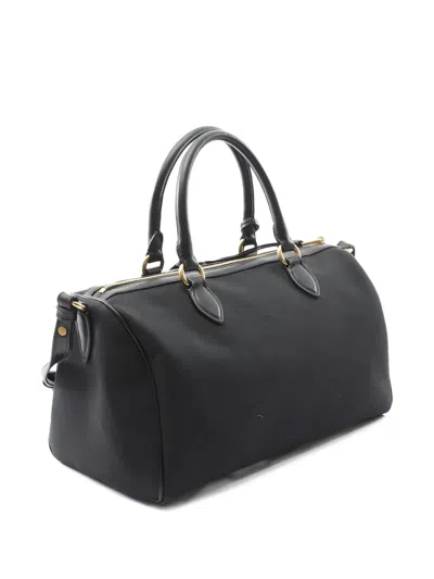 Pre-owned Prada 2010s Mini Boston Tote Bag In Black