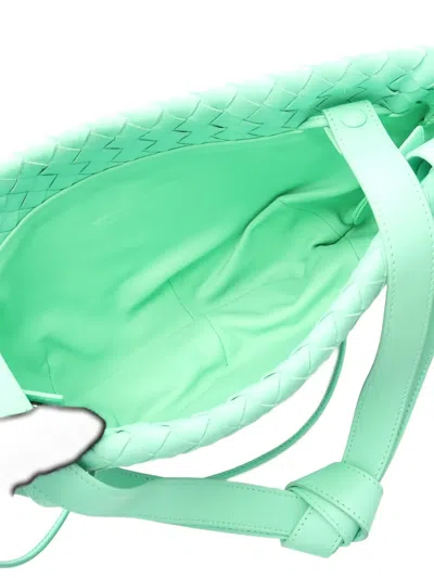Pre-owned Bottega Veneta 2010s Intrecciato Valve Small Tote Bag In Green