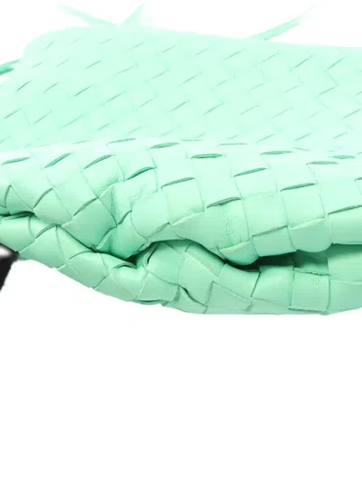 Pre-owned Bottega Veneta 2010s Intrecciato Valve Small Tote Bag In Green