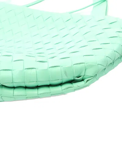 Pre-owned Bottega Veneta 2010s Intrecciato Valve Small Tote Bag In Green