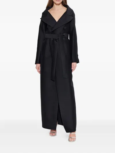 Dsquared2 Virgin Wool Double-breasted Coat In Blue