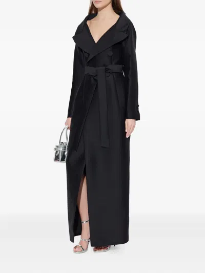 Dsquared2 Virgin Wool Double-breasted Coat In Blue