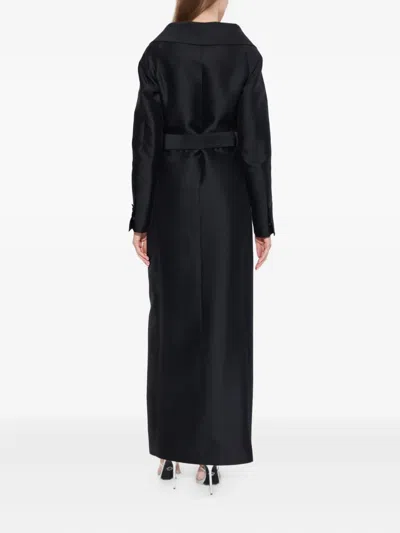 Dsquared2 Virgin Wool Double-breasted Coat In Blue