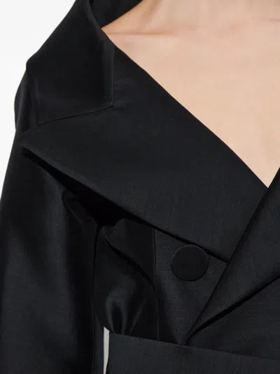 Dsquared2 Virgin Wool Double-breasted Coat In Blue