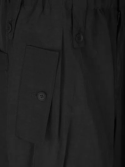 Yohji Yamamoto Pantaloni Flap In Blue