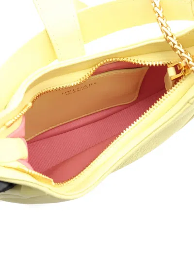 Pre-owned Bvlgari 2010s Serpenti Ellipse Handbag In Yellow