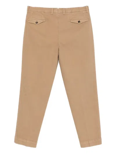 Dell'oglio Pleated Trousers In Neutral