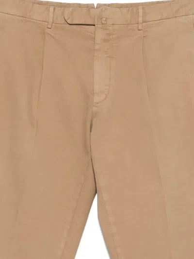 Dell'oglio Pleated Trousers In Neutral