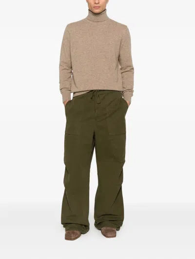 Entire Studios Drawstring Pocket Trousers In Green