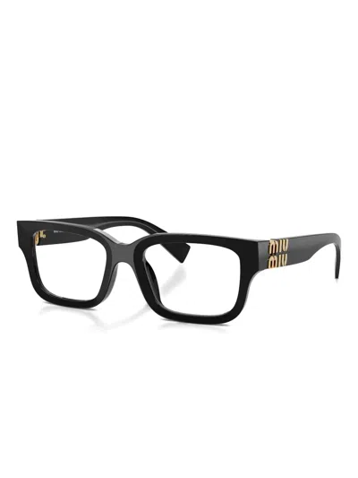 Miu Miu Square-frame Glasses In Black