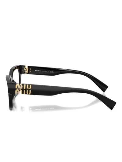 Miu Miu Square-frame Glasses In Black