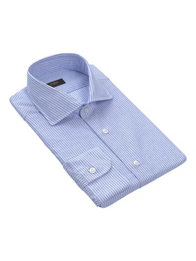 Barba Napoli Culto Striped Shirt In Blue