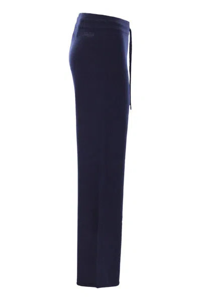 Mc2 Saint Barth Drawstring Trousers In Blue