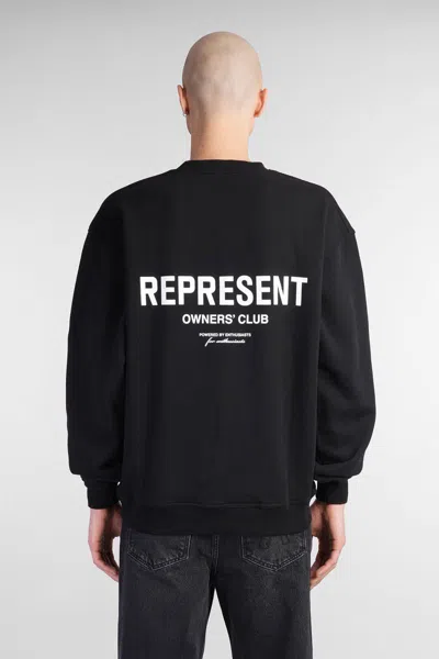 Represent "owners Club Script" Sweatshirt In Black