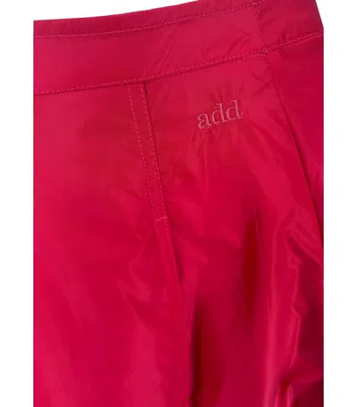 Add Nylon Bright Super Nova Long Skirt In Red