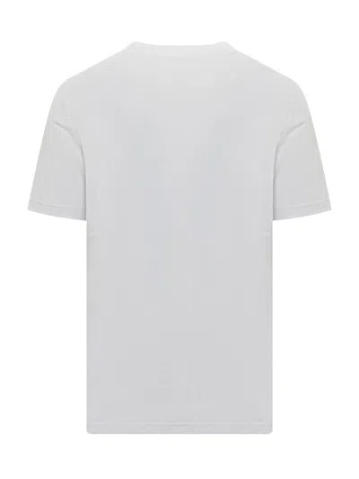 Marni Logo Check T-shirt In White