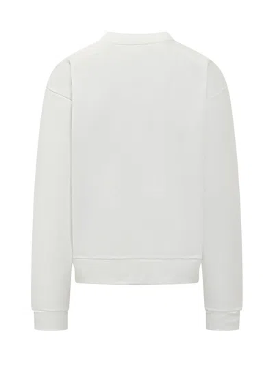 Marni Cartoon-logo Cotton Sweater In White
