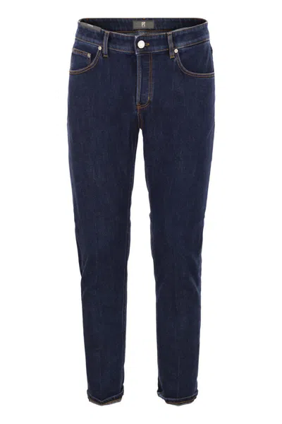 Pt Torino Reggae Five-pocket Jeans In Blue